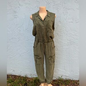 Young Fabulous & Broke olive jumpsuit.